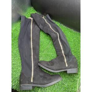 Bamboo- Black-Above Knee Boots- Size 7.5 W